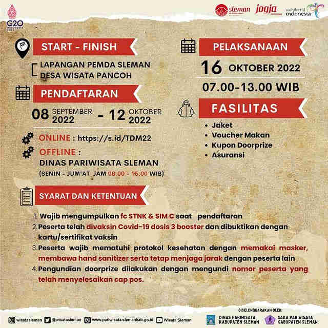 Tour de Merapi 2022 Pamflet